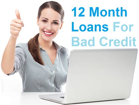 Bad Credit 12 Month Personal Loans